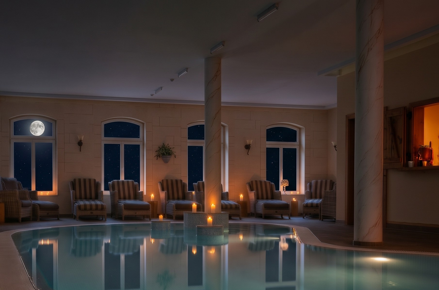 Full-moon-Day-Spa ohne Saunabereich